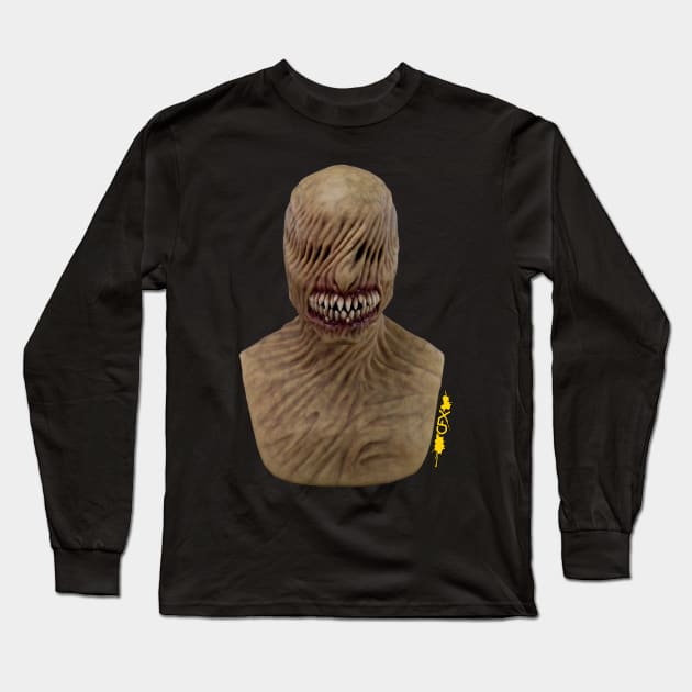 Boogeyman Jaundice with Sharp Teeth Long Sleeve T-Shirt by CFXMasks